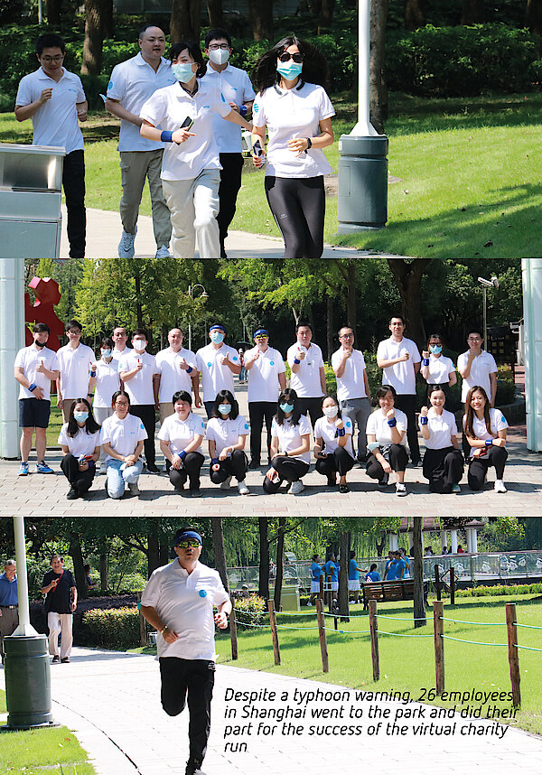 Erbe Charity Run in Shanghai